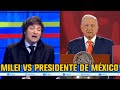 MILEI ATACÓ AL PRESIDENTE DE MÉXICO - Javier Milei en la TV Colombiana 14/6/2022