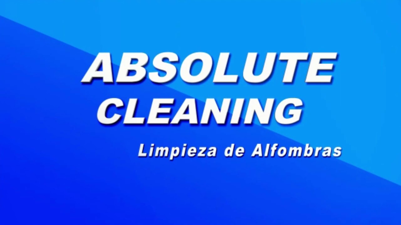 ABSOLUTE CLEANING Limpieza de Alformbras 2019 - YouTube