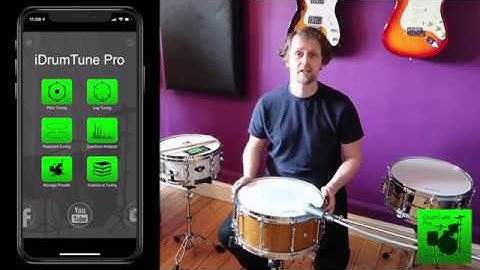 iDrumTune Pro drum tuner app - Target Filter Function for Accurate Drum Tuning