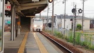 681系特急しらさぎ8号金沢行清洲2番線通過