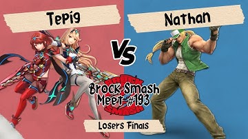 BSM 193 - Tepig (Pyra/Mythra) vs. Nathan (Terry) - Losers Finals