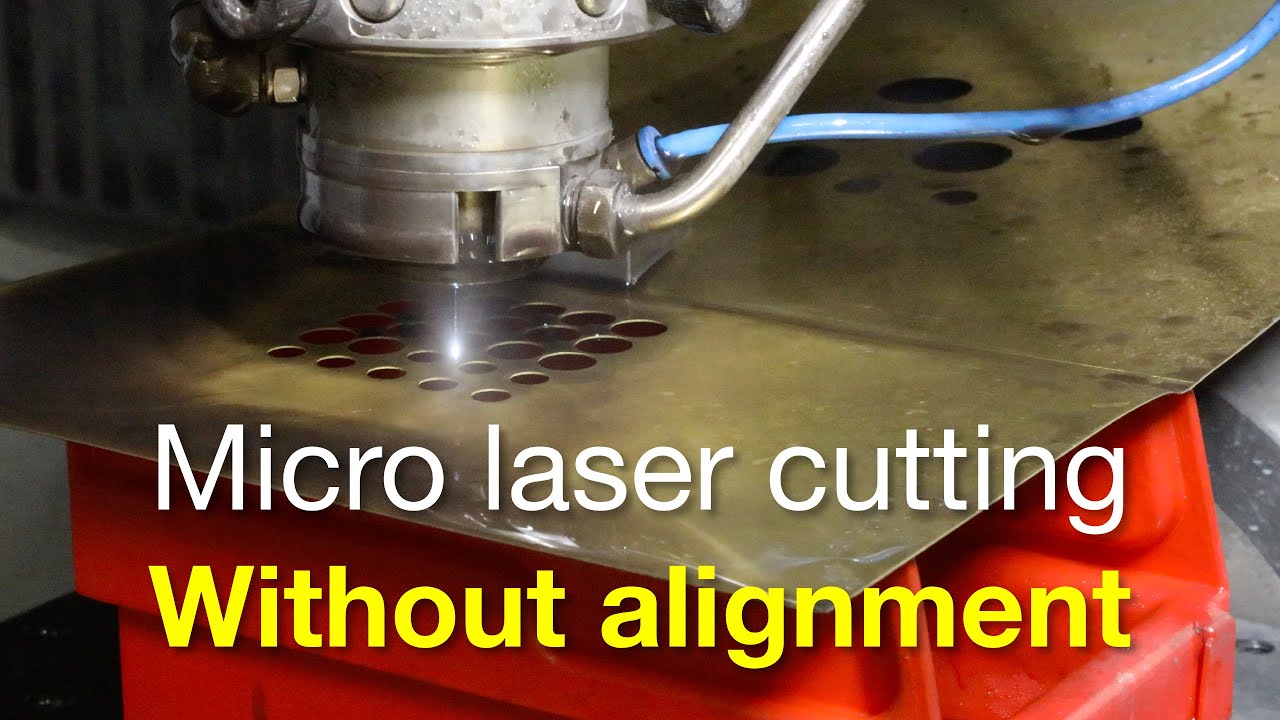 Easy and burr free laser fine cutting / Einfaches und gratfreies Laser-Feinschneiden