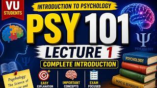 PSY-101 Short Lecture 1 | Updated Lecture 2026 #vu