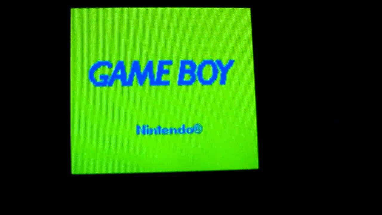 Gbc Gbaを使ったモノクロゲームボーイ色変更方法 Youtube