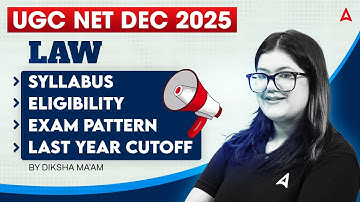 UGC NET Law | UGC NET Law Paper 2 Syllabus, Eligibility, Exam Pattern & Last Year Cut Off