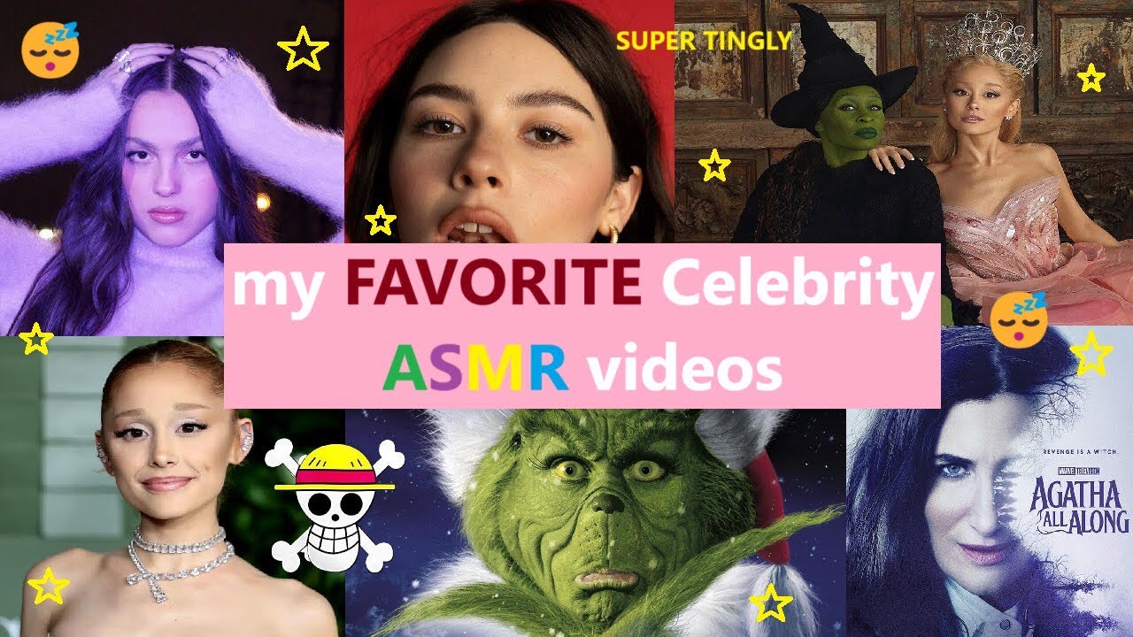 my FAVORITE Celebrity ASMR Videos 💫