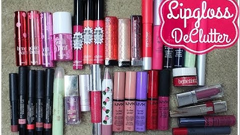 Lip Products DeClutter Pt 2: Lipgloss & Balms!