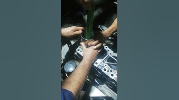 how to pistam fitting Isuzu 4JB1 engane Isuzu nkr trak short video viral Isuzu auto care