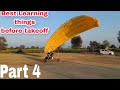 training day 4 &amp; 5 | part 3 | how to fly with paramotor trike first time | how to control paraglider