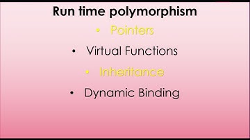 C++ Run Time Polymorphism | Virtual Functions | Pointers | Inheritance | Dynamic Binding