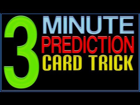 Close up Card Trick | 3 Minute Prediction Magic | Mind Reading Magic