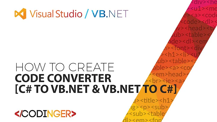 VB NET - How to create code converter [C# to VB.Net & VB.Net to C#]