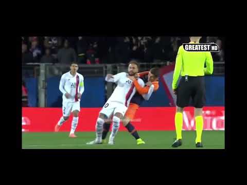 Neymar JRが首絞められる瞬間
