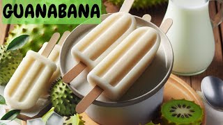 Helado de guanabana/Helados de guanabana/cremosos