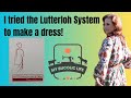 I tried the lutterloh system  of pattern design to make a dress