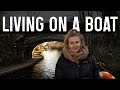 What It&#39;s Really Like Living On A Boat  In Winter - FROZEN WATER, WIND &amp; COLD