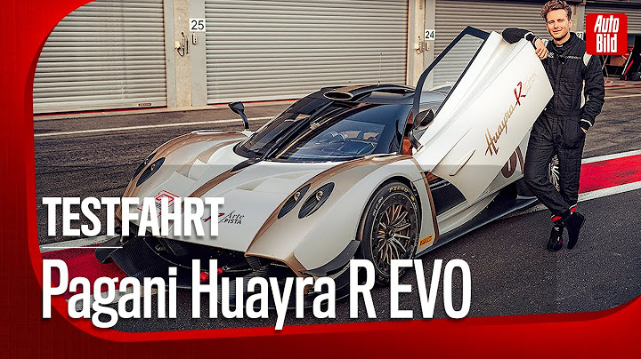 It doesn't get more extreme than this: Pagani Huayra R Evo Roadster with Jan Götze