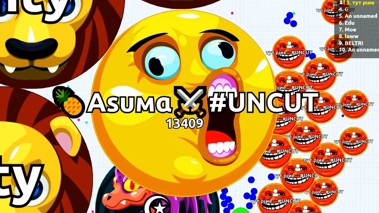 Agar.io - INSANE Duo Takeover! Uncut Gameplay ft. Pine (Agario)