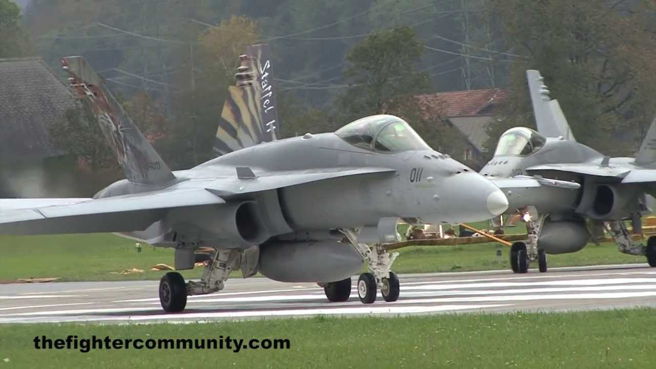 (HD) Staffel 11 F/A-18 Strafing Training at Axalp. "Axalp & More" chapter 2 out of 12