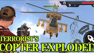 Anti terrorist squad shooting(A.T.S.S): CHAPTER 1 terrorist's copter attack screenshot 4