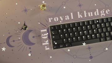 royal kludge rk61 build + sound test
