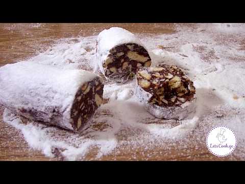 შოკოლადის ნამცხვარი \"სალიამი\" / Chocolate salami