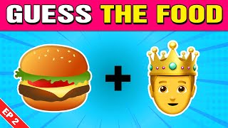 Guess The Food By Emoji 🍔🍕 Food and Drink by Emoji Quiz | Easy Medium Hard