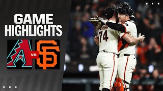 D-backs vs. Giants Game Highlights (4\/18\/24) | MLB Highlights