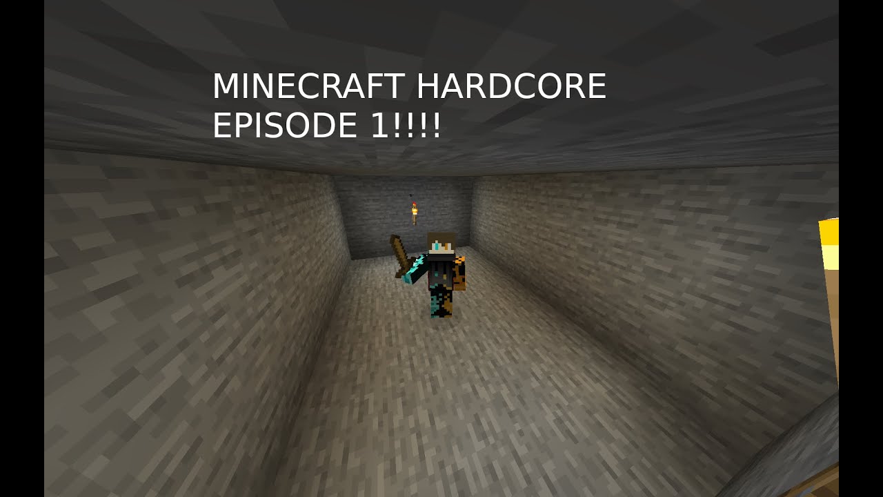 Minecraft Hardcore EPISODE 1!!! The beginning - YouTube