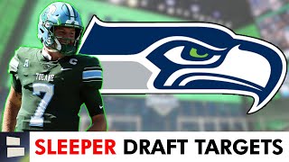 Seattle Seahawks Draft Targets: Top 5 NFL Draft SLEEPERS | Ft. Michael Pratt \& Austin Booker