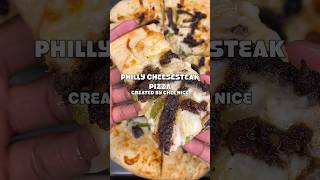 Philly Cheesesteak Pizza phillycheesesteak pizza yummy foodie recipe reels explore shorts