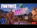 Live fortnite sub saturday bingo lets show splinter what we can do