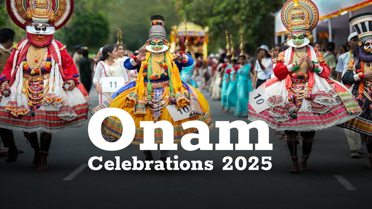 Onam Celebrations 2025 | Grand Pageantry and Light Show in Thiruvananthapuram