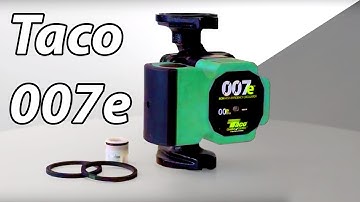 A closer look at the Taco 007e High-Efficiency Circulator Pump