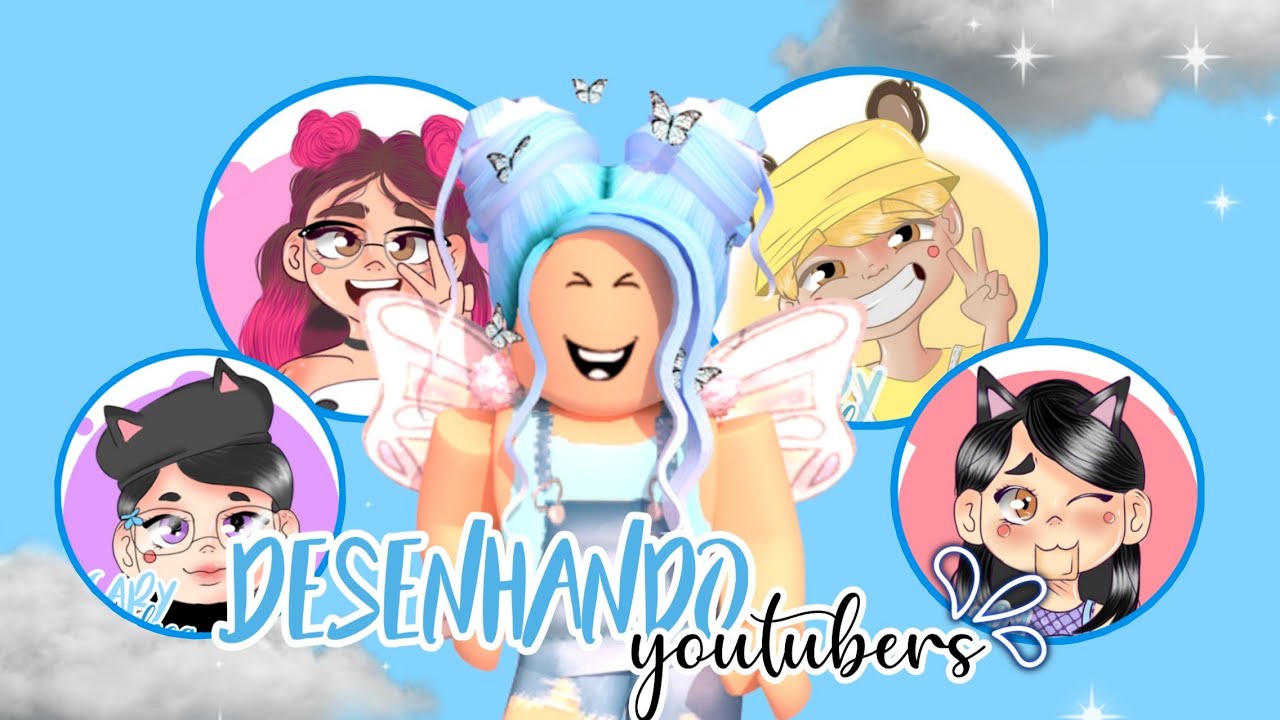 ✏🍥Desenhando rs de ROBLOX #3 (Papile,Bia, Xmarcelo, juh, lari ) 