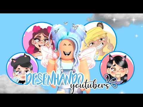 Desenhando rs de roblox #1 (,Gaby Leca,Julia Minegirl,Juh flamingo)  