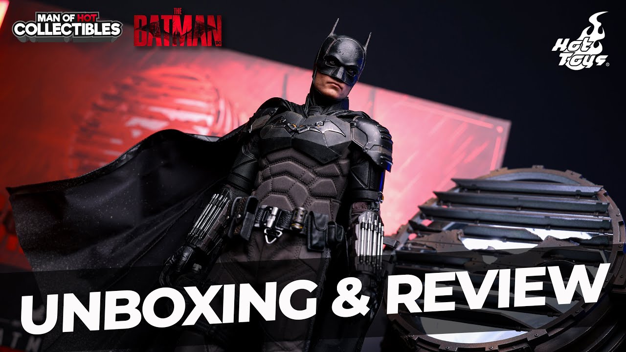 MUST HAVE! Hot Toys THE BATMAN and BAT-SIGNAL Deluxe Unboxing and