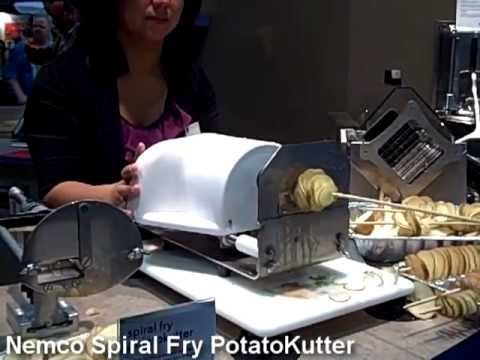 Curly, Ribbon Potato Fries Maker Stock Photo - Image of machine, event:  35059332