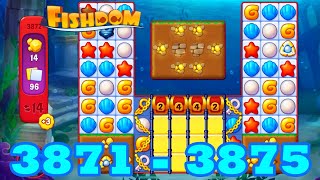 Fishdom Level 3871 - 3875 HD | 3 - match puzzle game | gameplay | android | 3872 | 3873 | 3874