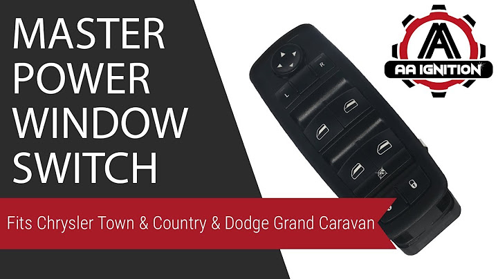 2014 chrysler town and country driver side window switch