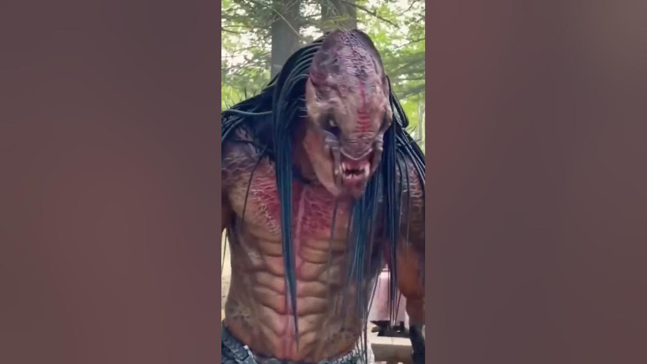 #prey Behind the scenes Feral Predator π± #prey Behind the scenes Feral Predator π±