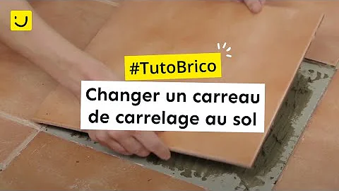 Comment découper un carrelage collé au sol ?