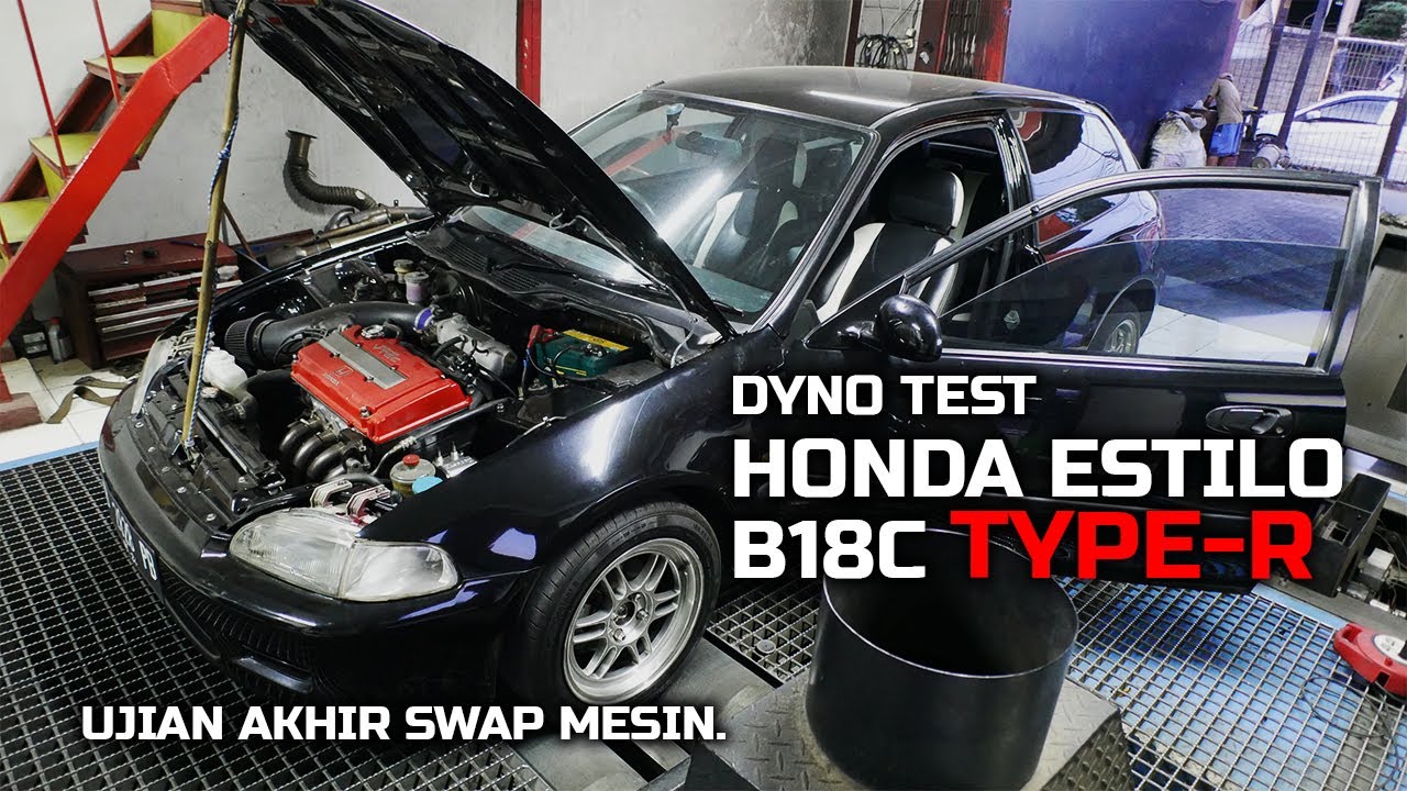 Dyno Test HONDA CIVIC Estilo B18C TYPE-R
