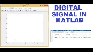 How to make digital signal in matlab | digital signal stem in matlab | stem command in matlab