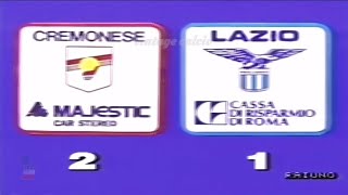CREMONESE-LAZIO 2:1 | SERIE A 1989/90 | DOMENICA SPORTIVA 