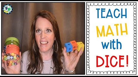 Teach Math Basics With Dice - Ideas for Grades K through 2