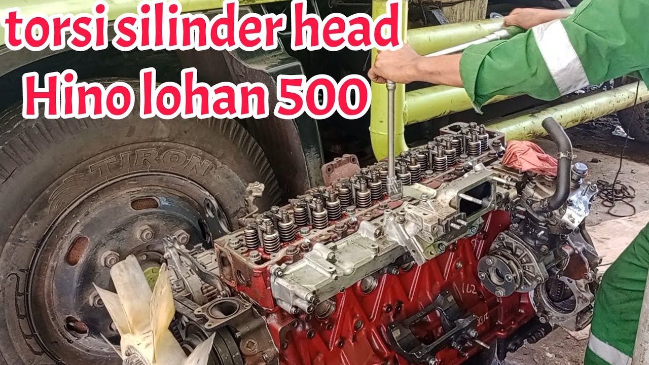 ukuran torsi/momen silinder head yang benar pada Hino lohan 500
