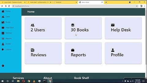 How to create admin panel of bookshelf app in Angular 10 using Firebase in Hindi Urdu | Ionic 5 2022