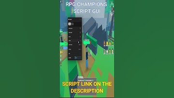 RPG Champions Script GUI | Auto Farm Script #shorts