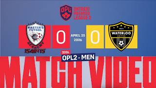 25/04/2026 - OPL2 Men's Division - Master's FA vs Waterloo United FC